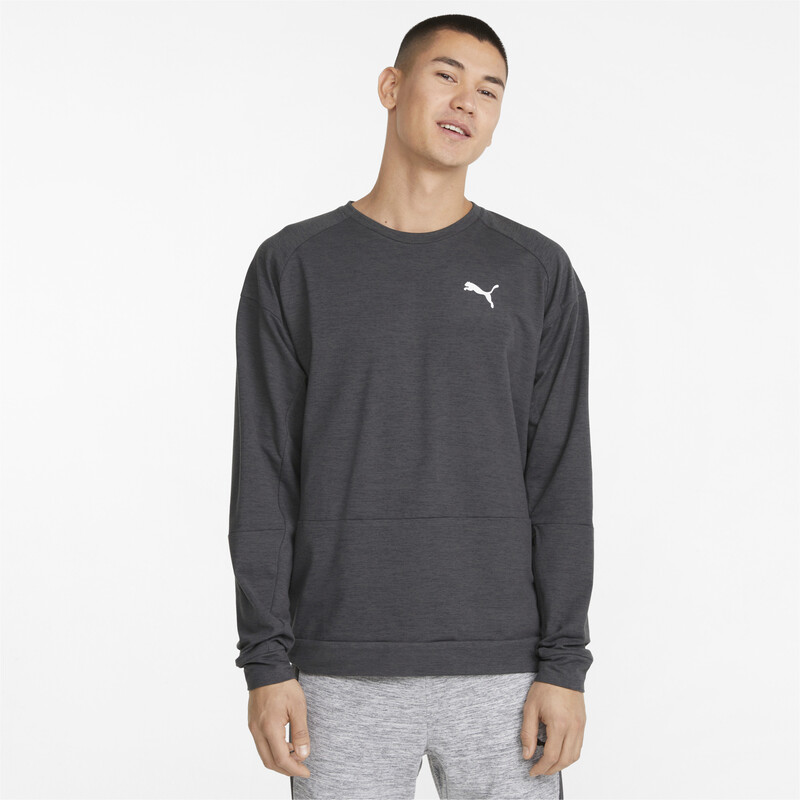 

Men's PUMA CLOUDSPUN Crew Neck Training T-shirt, Black