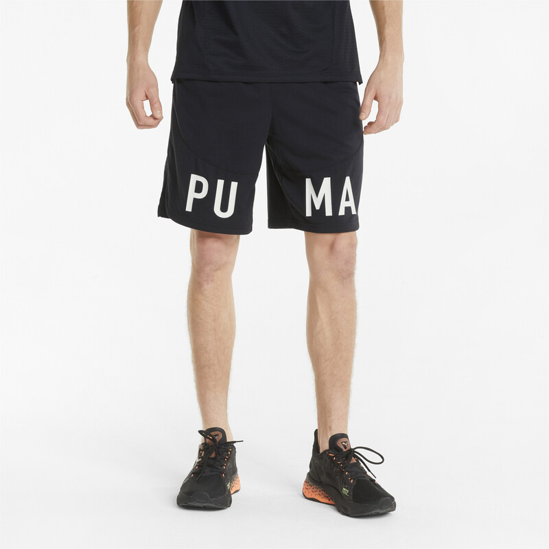 

Men's PUMA Logo 9" Training Shorts, Black