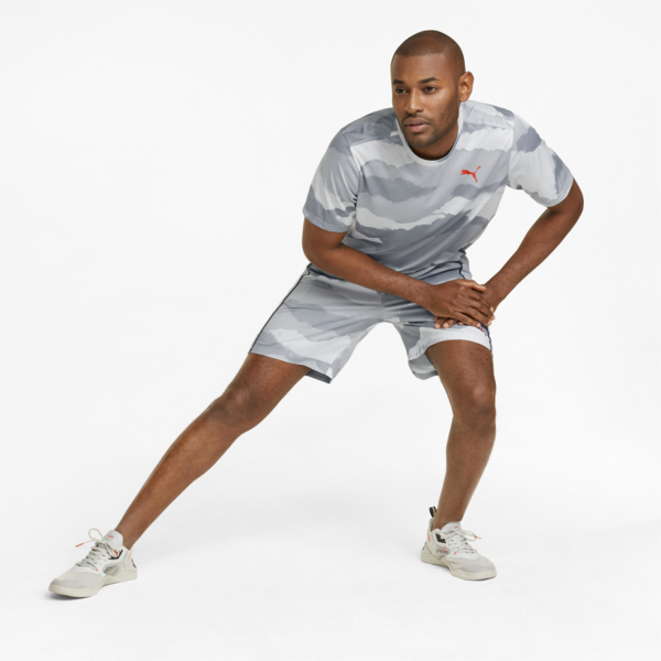 Printed Men's Training Tee, Harbor Mist-AOP, large-ZAF