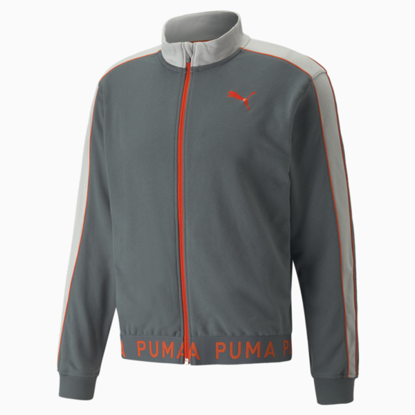 Full-Zip Men's Training Jacket, Dark Slate, large-ZAF