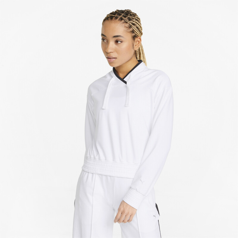 

Women's PUMA Fashion Luxe Cloudspun Regular Fit Training Sweatshirt, White