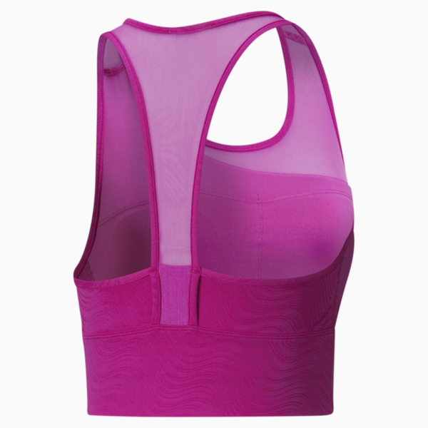 Mid Impact Flawless Women's Training Bra, Deep Orchid, large-ZAF
