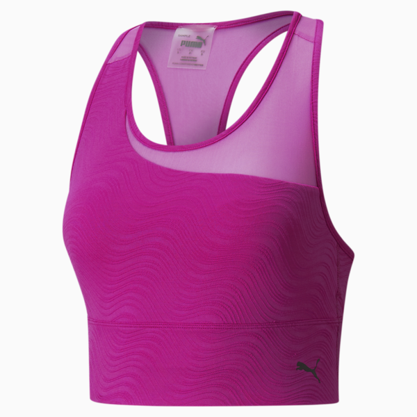 Mid Impact Flawless Women's Training Bra, Deep Orchid, large-ZAF
