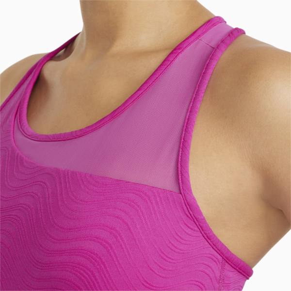 Mid Impact Flawless Women's Training Bra, Deep Orchid, large-ZAF