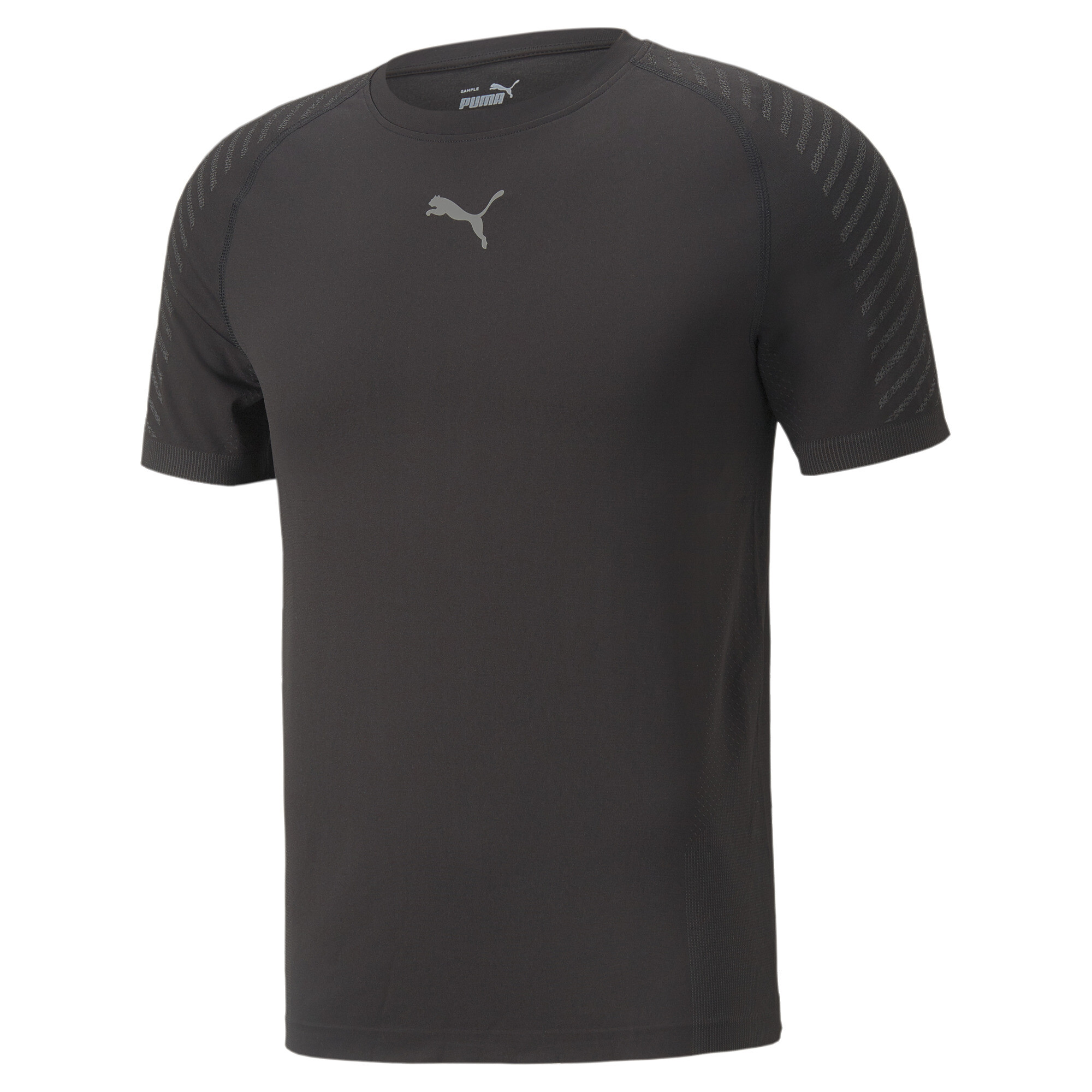 Men's PUMA FORMKNIT SEAMLESS Training T-Shirt In Black, Size XL