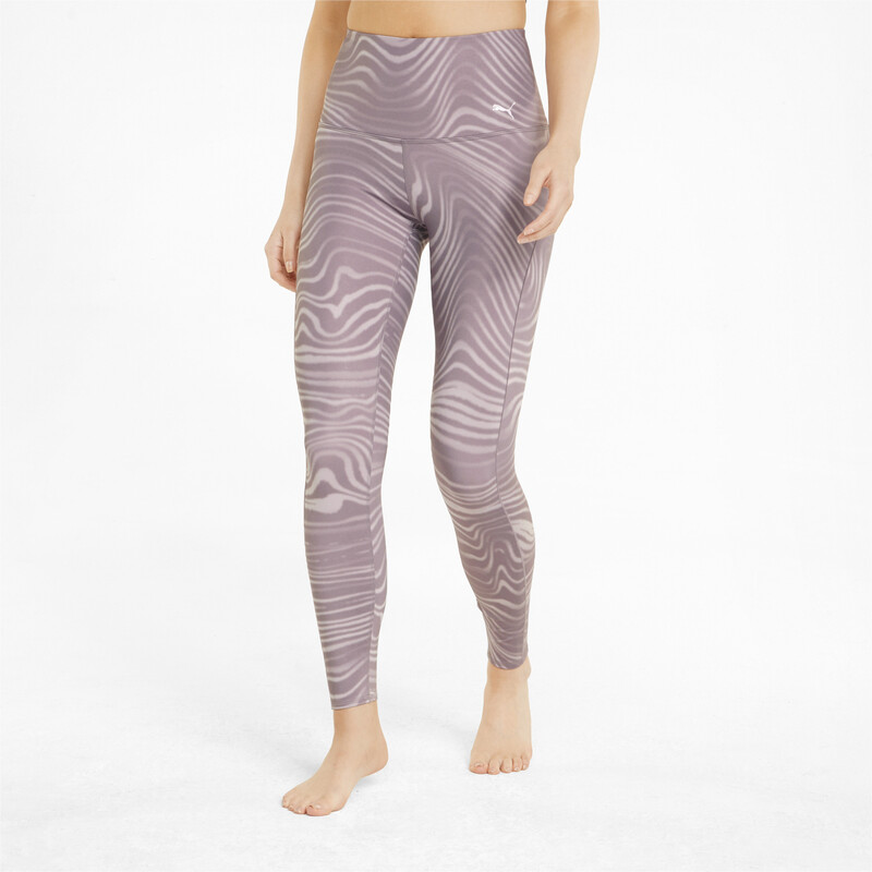 

Women's PUMA Studio Printed High-Waisted Training Leggings, Quail
