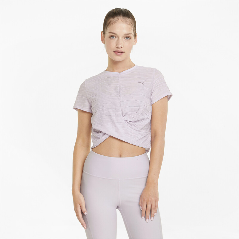 

Women's PUMA Studio Skimmer Training T-shirt, Violet