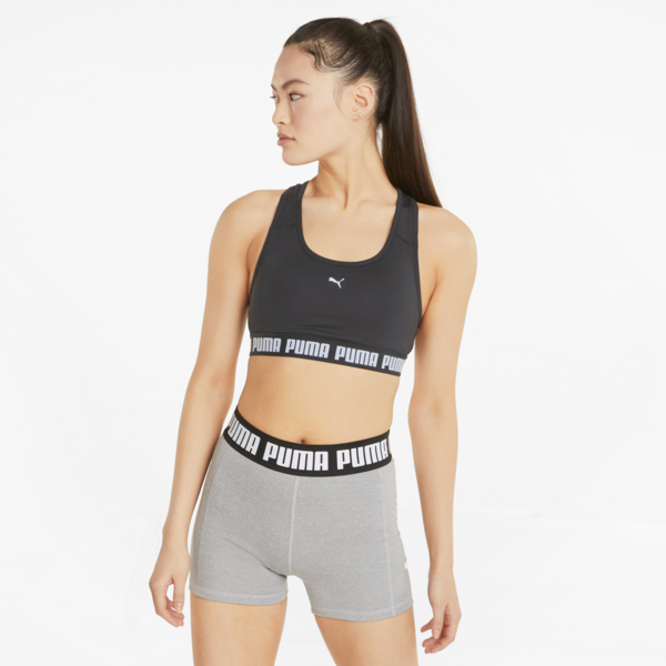 STRONG Women's Training Bra, Puma Black, large-MEX