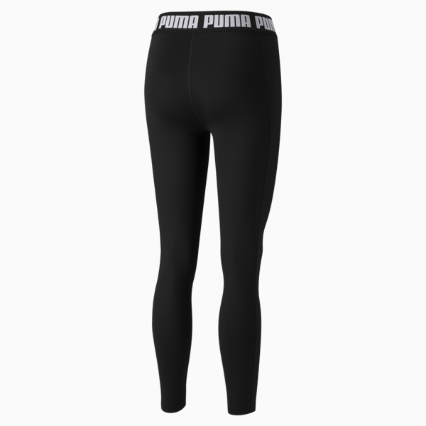 Strong High Waisted Women's Training Leggings, Puma Black, large-MEX