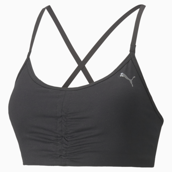 Low Impact Studio Training Bra, Puma Black, large-ZAF