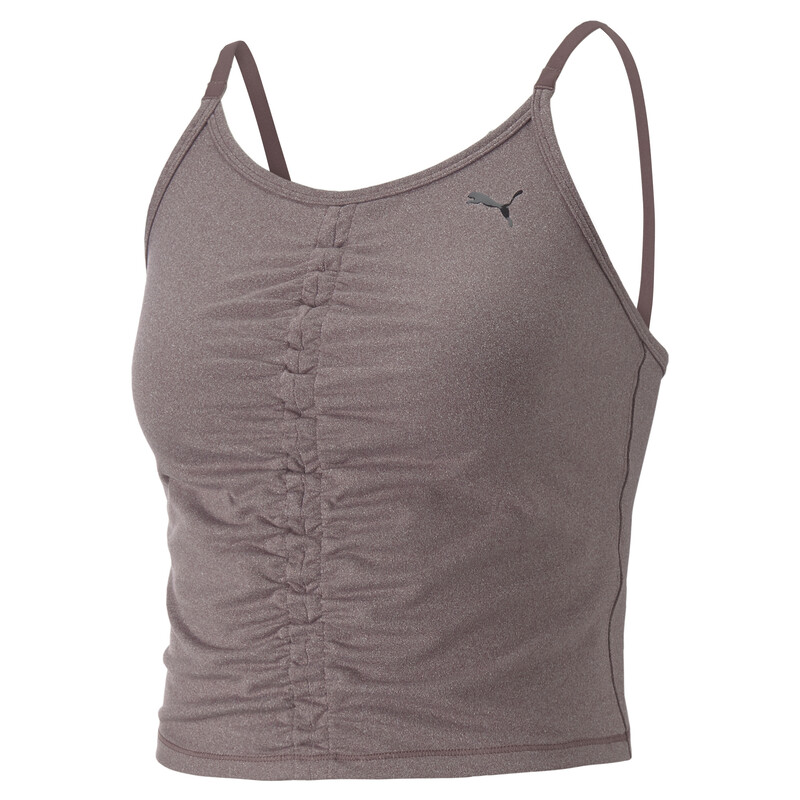 Women's PUMA Studio Foundation Ruched Slim Fit Tank Top