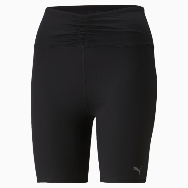 Leggings cortos de training para mujer Studio Foundation, Puma Black, large-MEX
