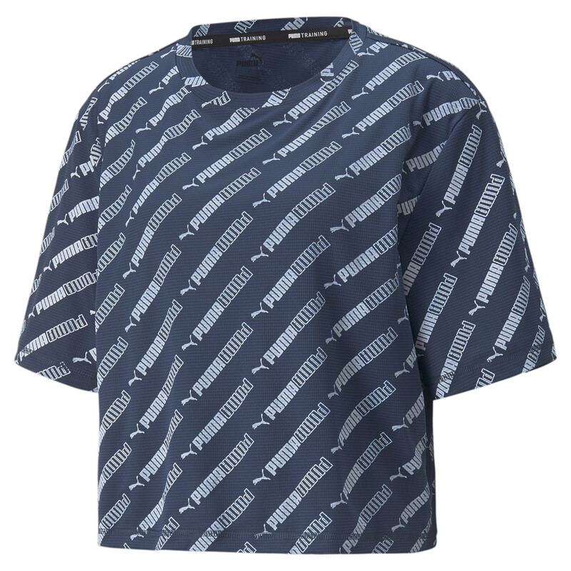 

Women's PUMA Favourite Printed Crop Short Sleeve Training Relaxed Fit T-Shirt