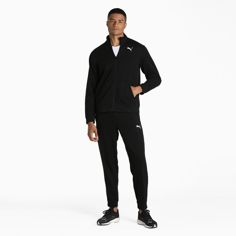 

Men's PUMA Train Favourite Knitted Training Tracksuit, Black