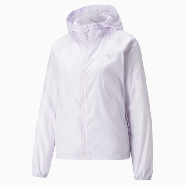 UV Favourite Woven Women's Running Jacket, Lavender Fog, large-ZAF