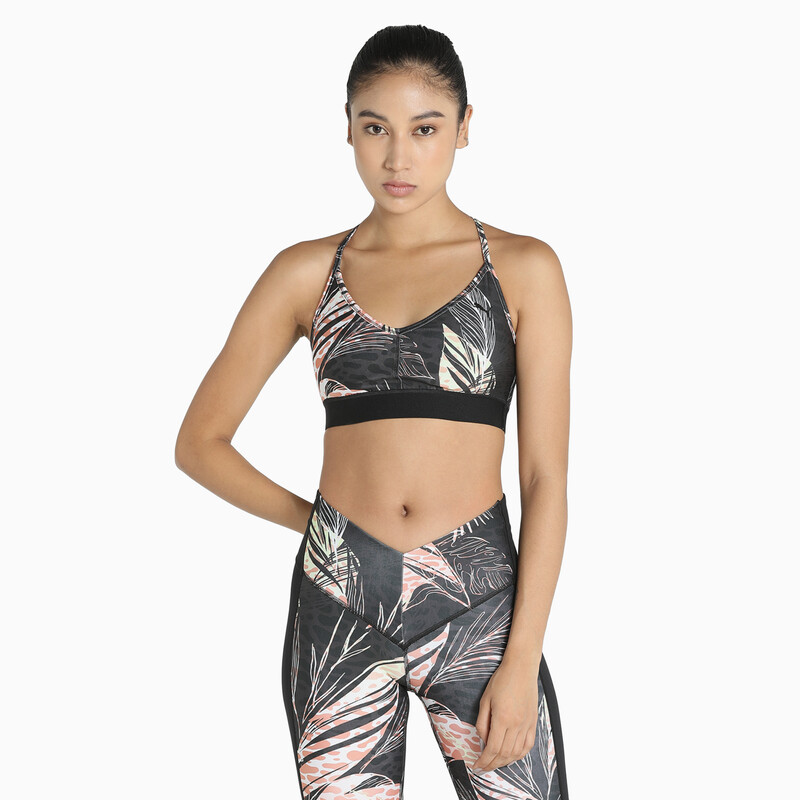 

Women's PUMA Risk Taker Low Impact Sports Training Bra, Black