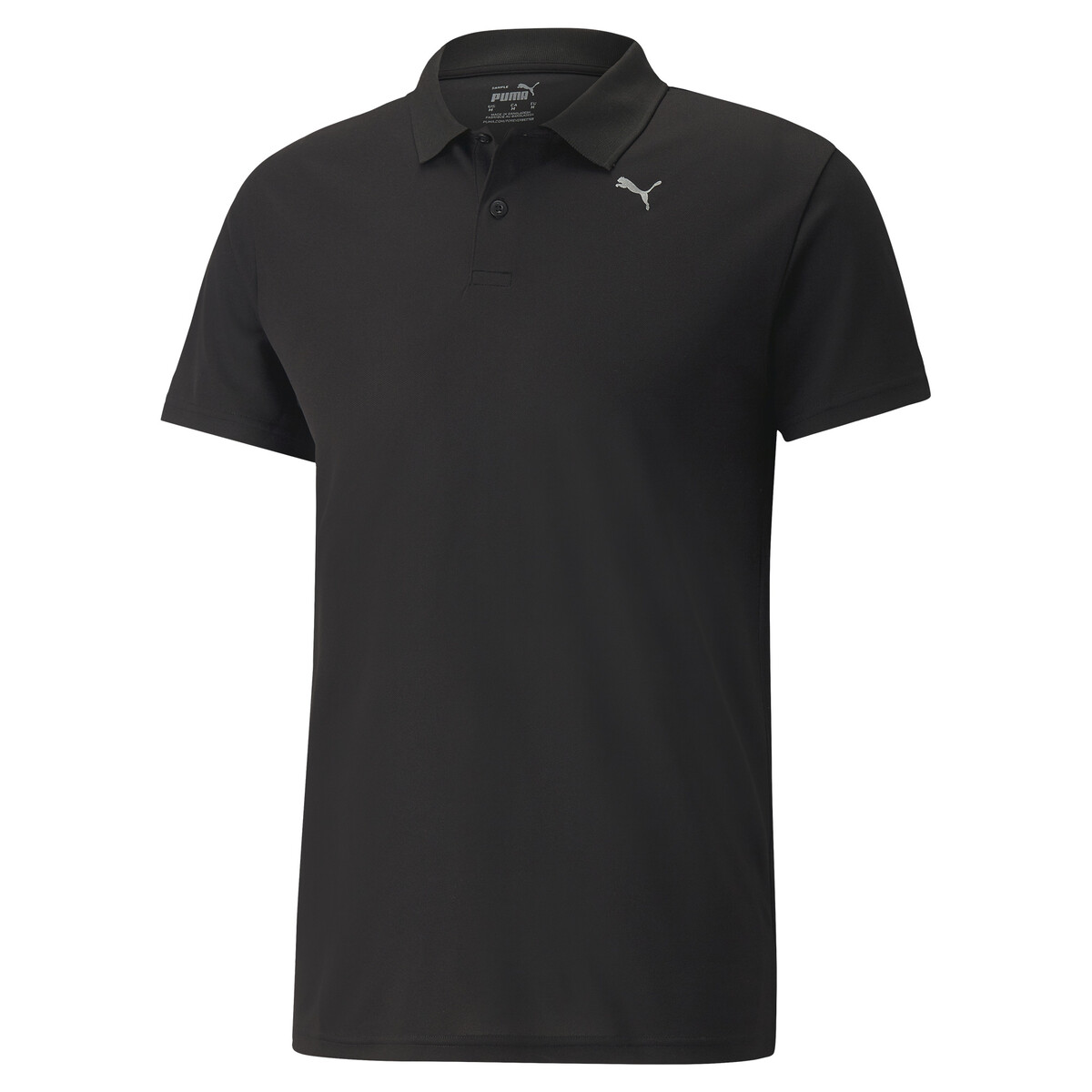 Performance Men's Training Polo Shirt in Black by PUMA, XS