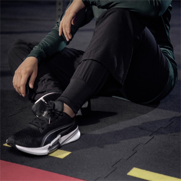 Modest Activewear Wide Leg Training Pants Women, Puma Black, large-ZAF