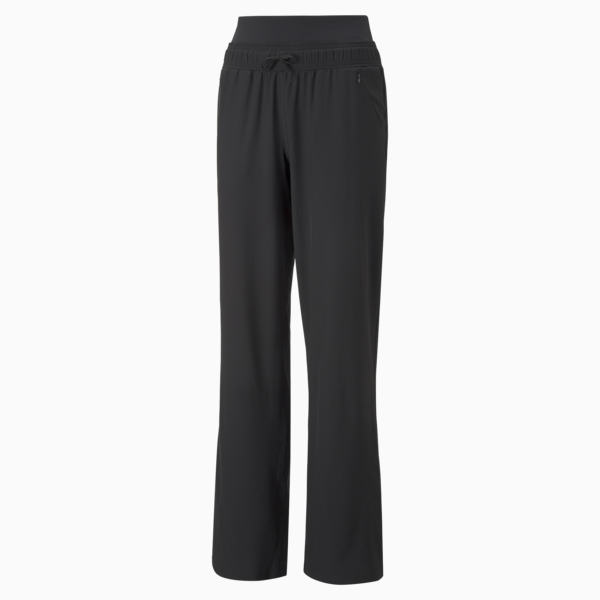 Modest Activewear Wide Leg Training Pants Women, Puma Black, large-ZAF