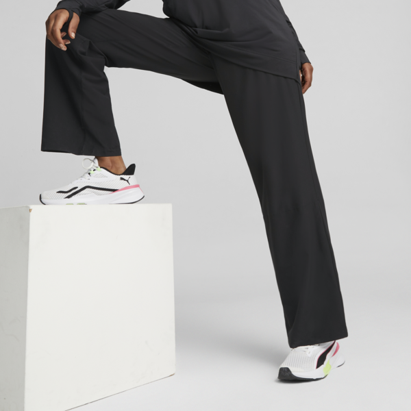 Modest Activewear Wide Leg Training Pants Women, Puma Black, large-ZAF
