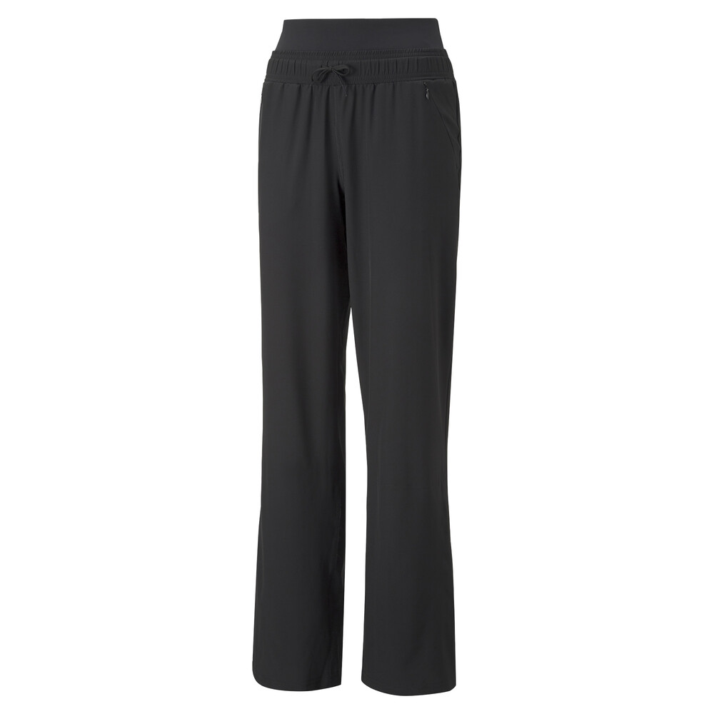 Modest Activewear Women's Wide Leg Training Pants | Black - PUMA