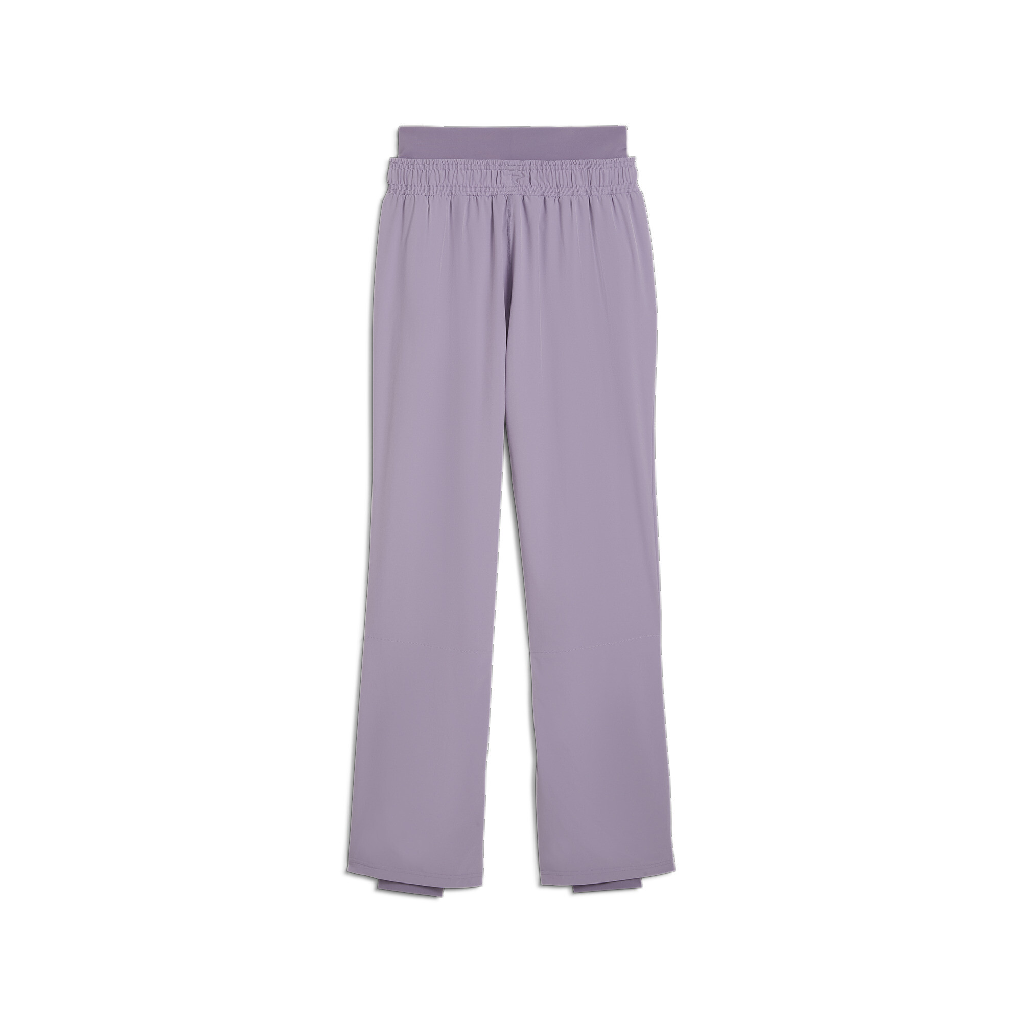 Women's PUMA Modest Activewear Wide Leg Training Pants Women In Purple, Size Medium, Polyester