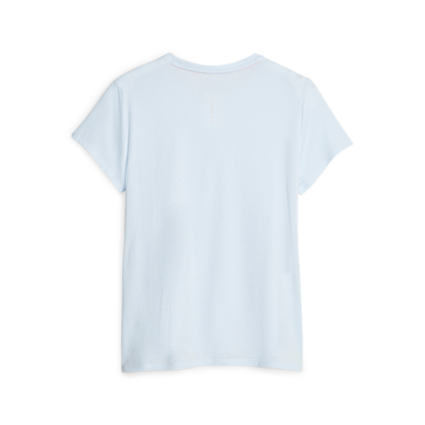 Remera Favourite jaspeada de running para mujer, Icy Blue Heather, large-ARG