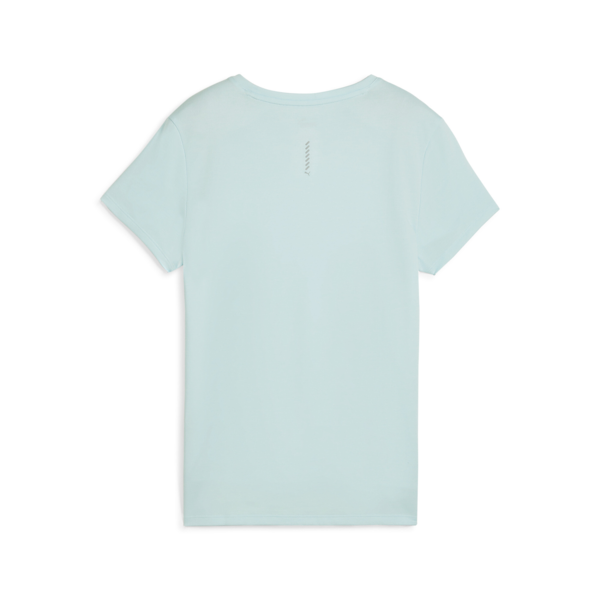 Remera Favourite jaspeada de running para mujer, Nitro Blue Heather, large-ARG