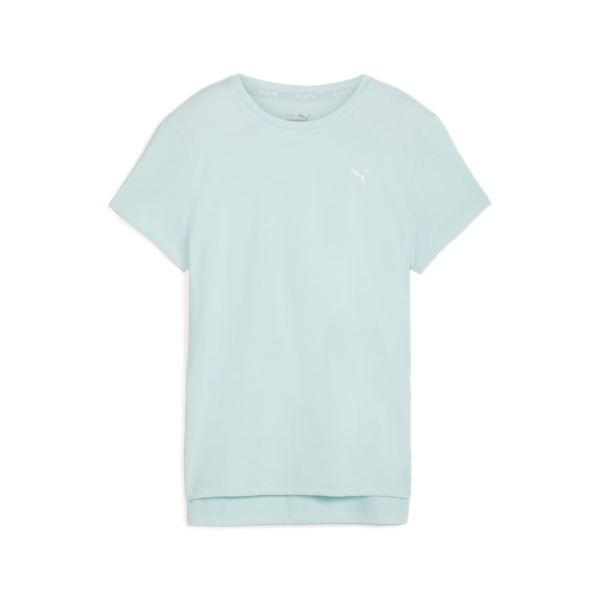 Remera Favourite jaspeada de running para mujer, Nitro Blue Heather, large-ARG