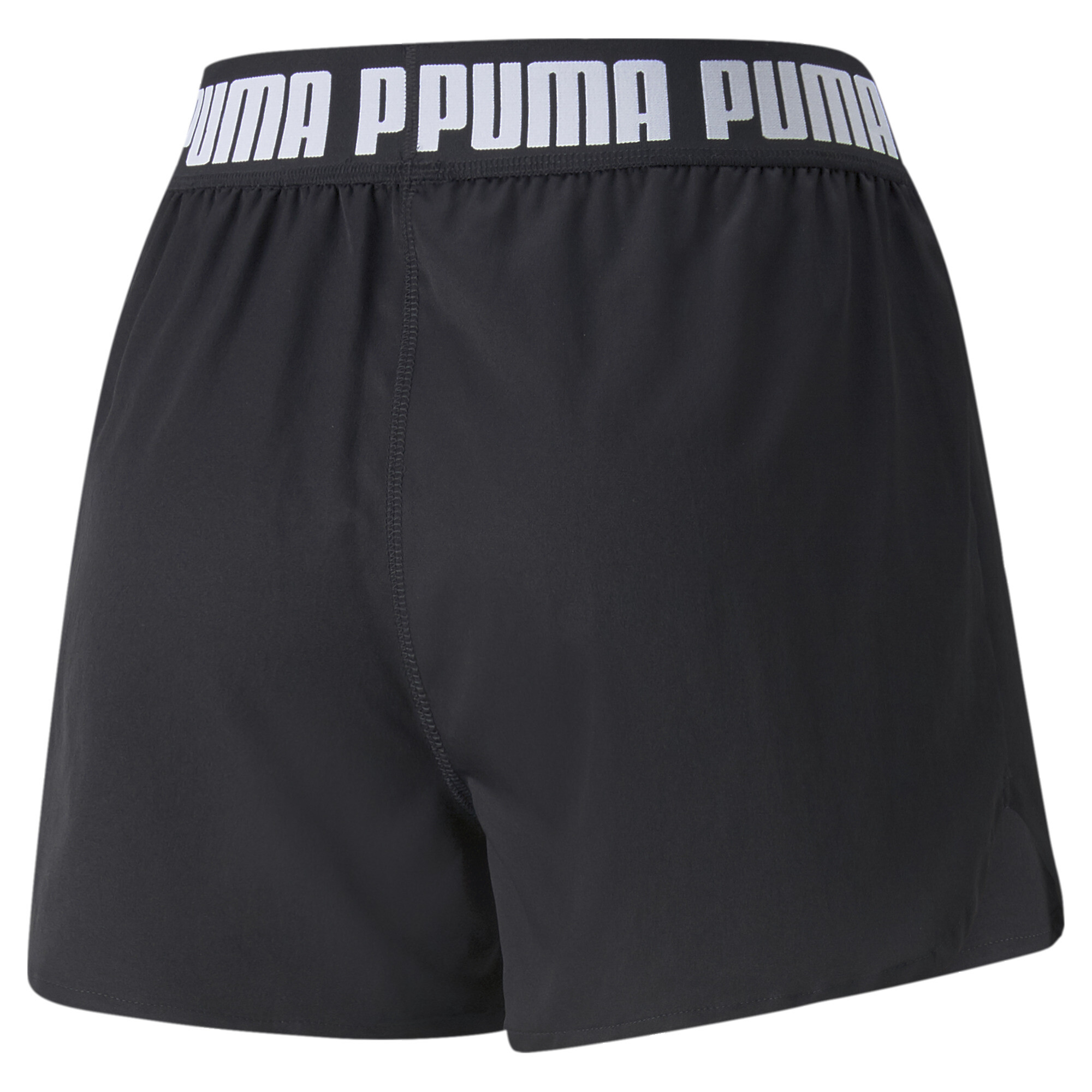 Women's Puma STRONG 3 Training Shorts, Black, Size 3XL, Clothing