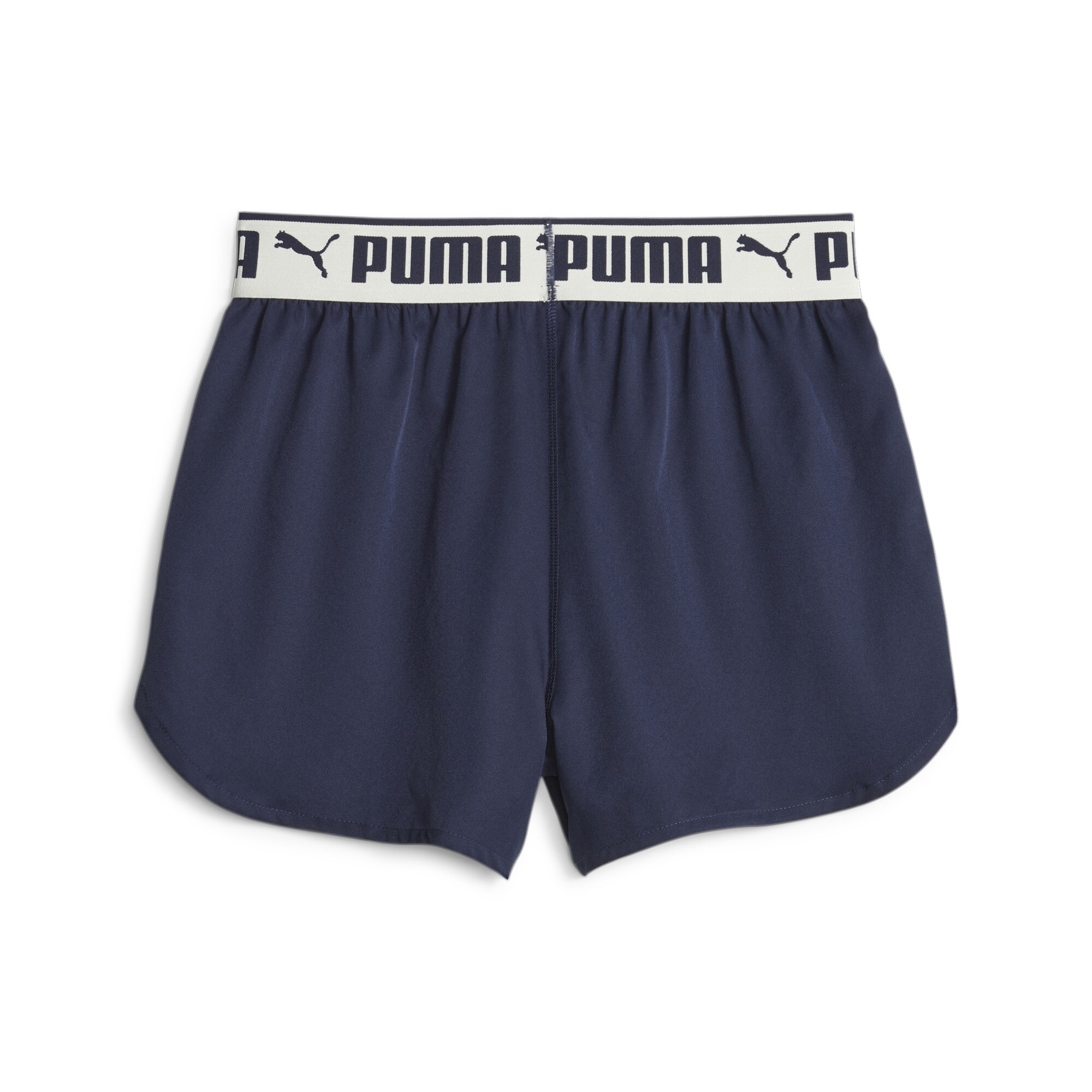 Women's PUMA Strong 3 Training Shorts In Blue, Size XS