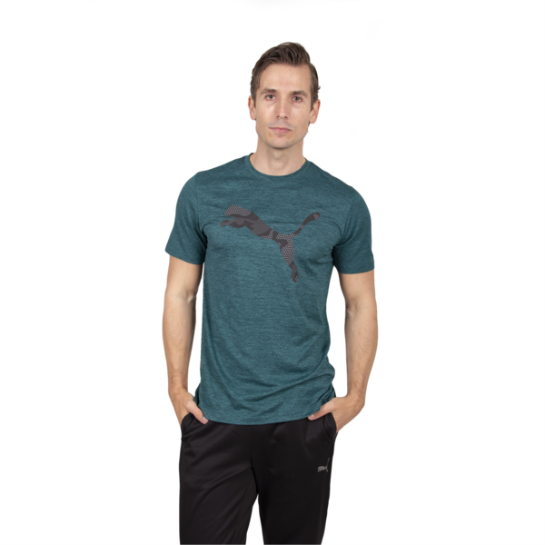 Remera Favourite Heather Cat de entrenamiento para hombre, Varsity Green Heather, large-ARG