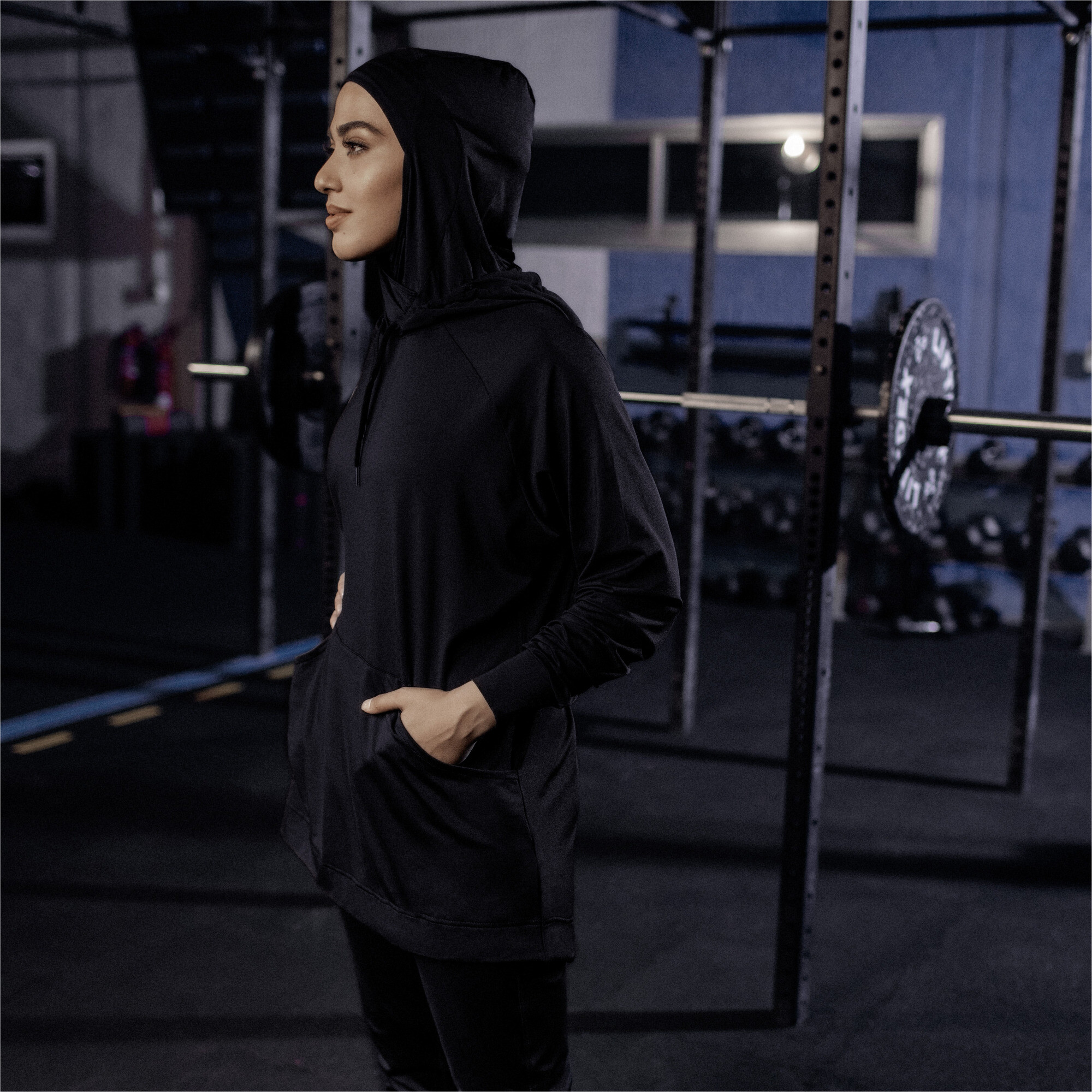 Women's Puma Modest Activewear Training Hoodie, Black, Size S, Clothing