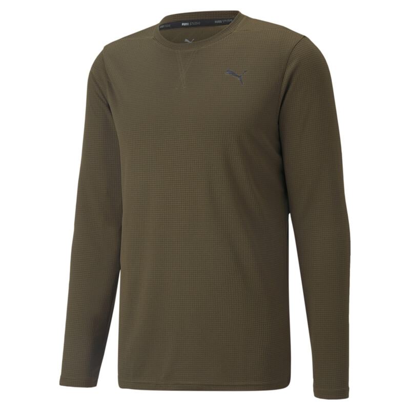 

Men's PUMA Studio Waffle Long Sleeve Training T-Shirt