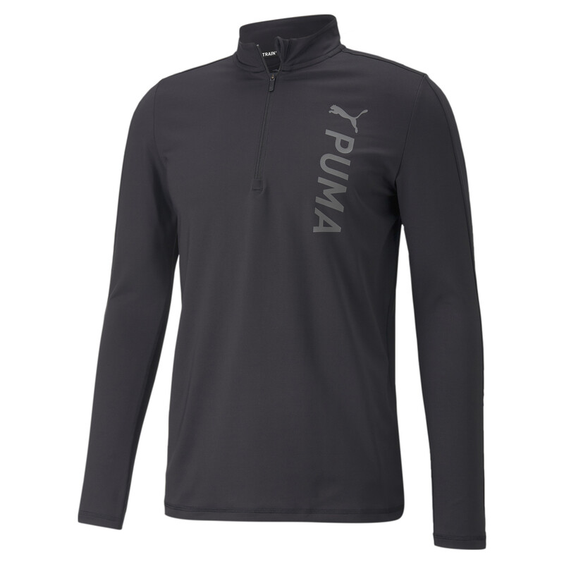 

Men's PUMA Fit Polyspan Half-Zip Long Sleeve Training T-Shirt