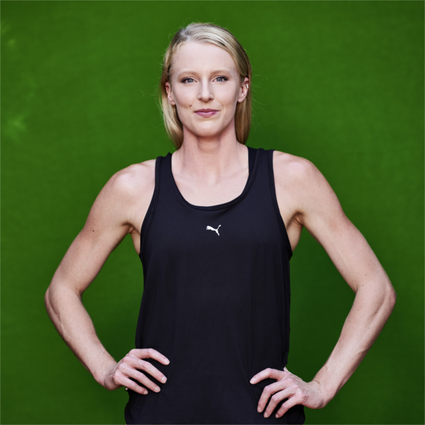 Run CLOUDSPUN Running Tank Top Women, Puma Black, large-ZAF