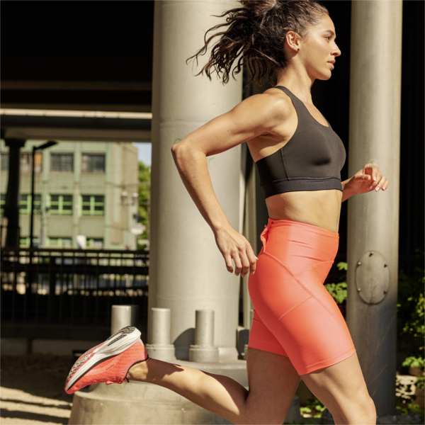 ULTRAFORM Tight Running Shorts Women, Sunset Glow, large-ZAF