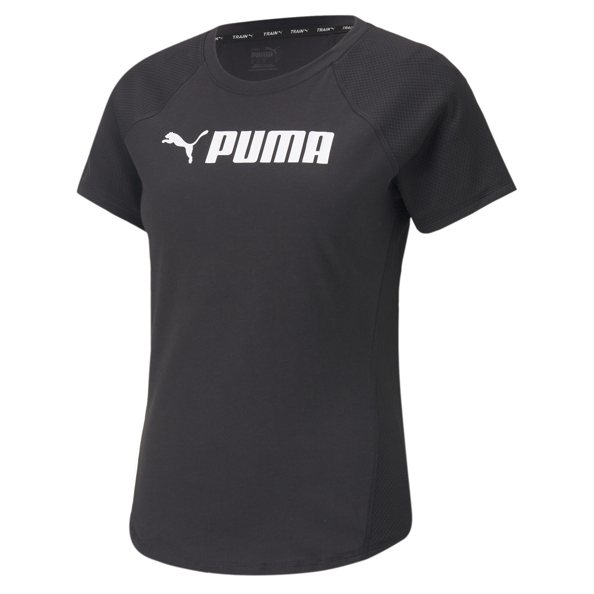 تيشيرت تدريب للنساء PUMA Fit Logo اسود
