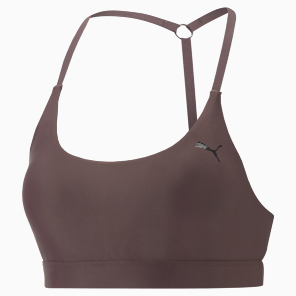 Studio Ultrabare Strappy Training Bra, Dusty Plum, large-ZAF