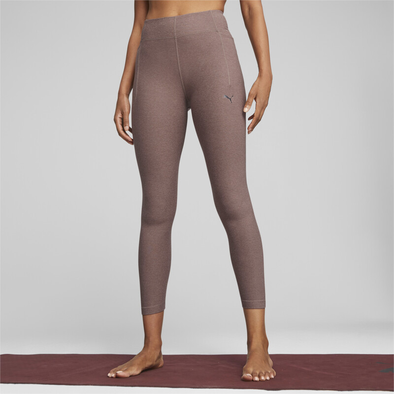 Women's PUMA Studio Your Move Yogini 7/8 Tights in Gray size XL