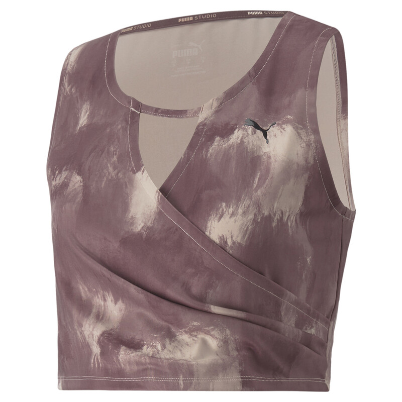 

Women's PUMA STUDIO AOP CROP TOP