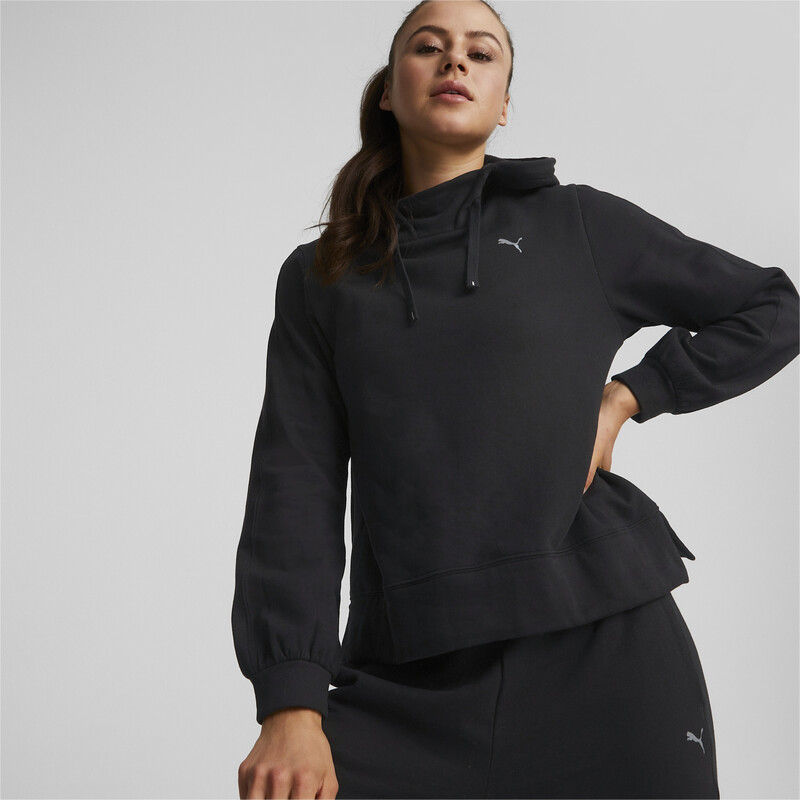

Women's PUMA Studio Fleece Training Hoodie, Black