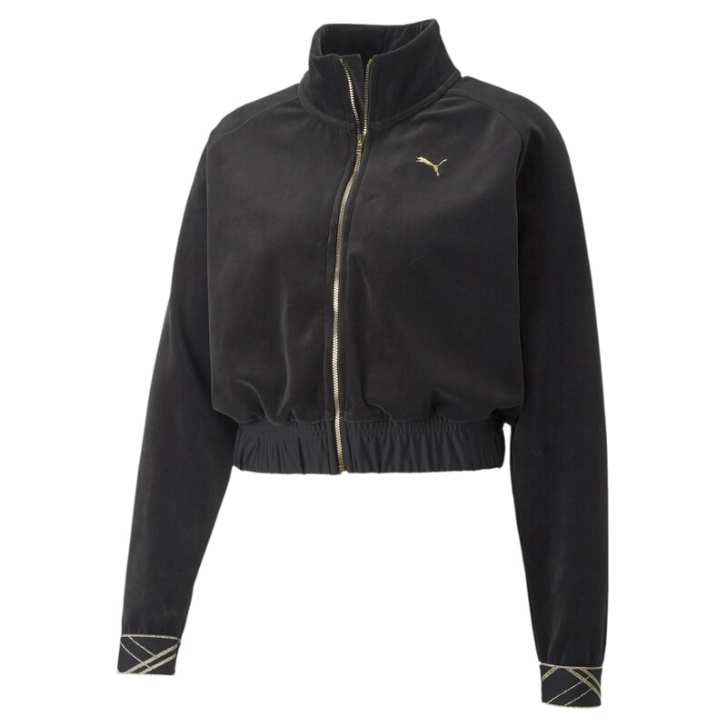 

Women's PUMA Deco Glam Velour Full-Zip Training Jacket Women