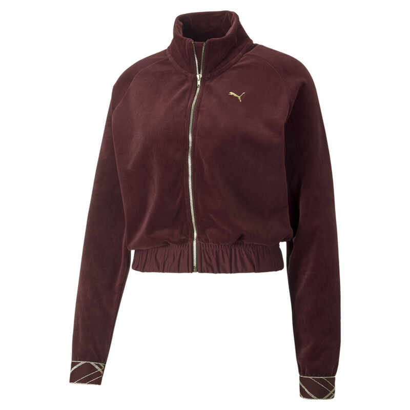 

Women's PUMA Deco Glam Velour Full-Zip Training Jacket Women