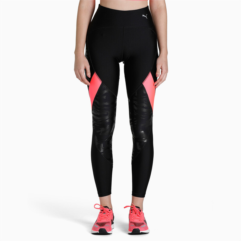 

Women's PUMA Ultraform High Waist Printed Running Tights, Black