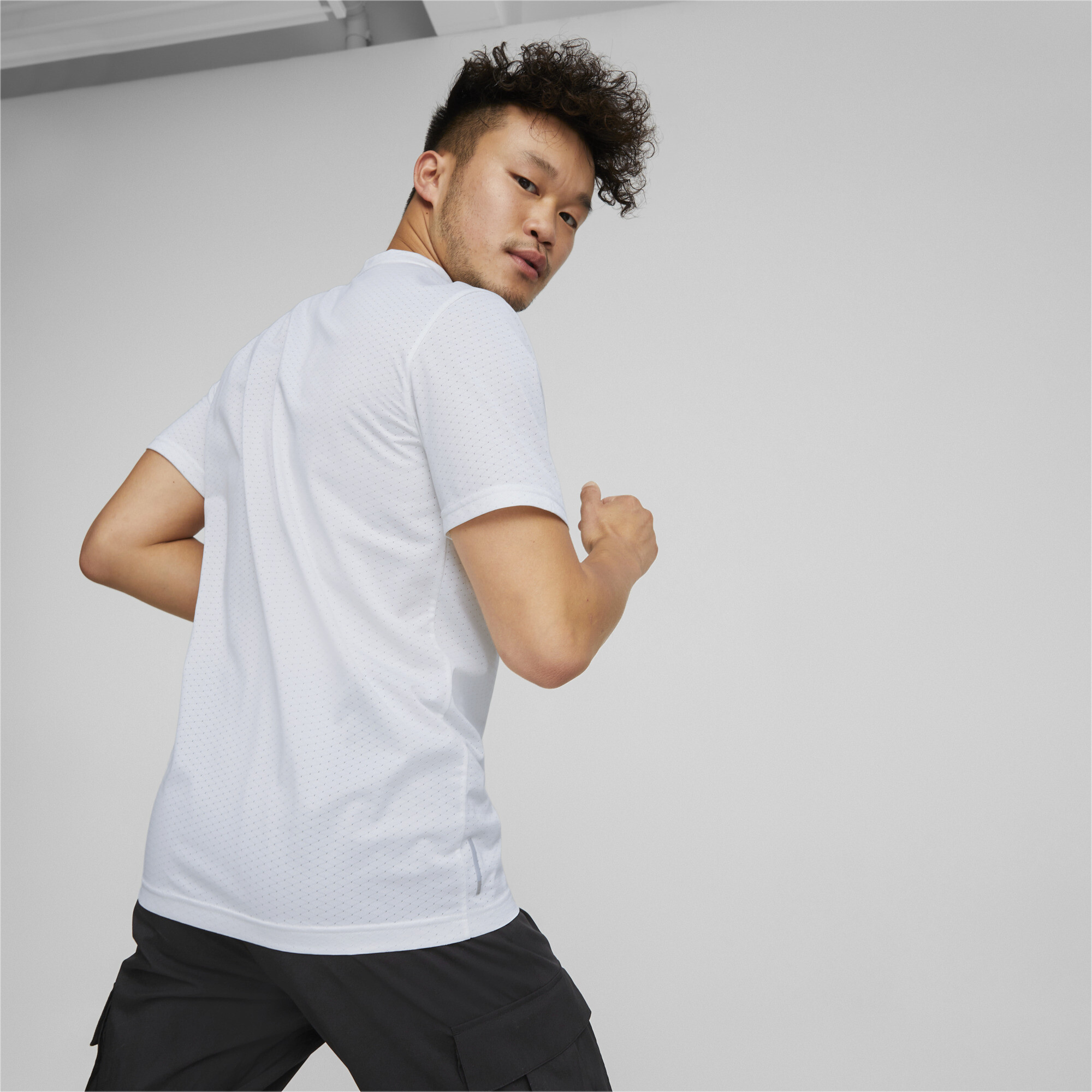 Men's Puma Favourite Blaster Training T-Shirt, White, Size L, Clothing