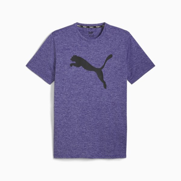Favourite Heather Cat Training Tee Men, Lapis Lazuli Heather, large-ZAF