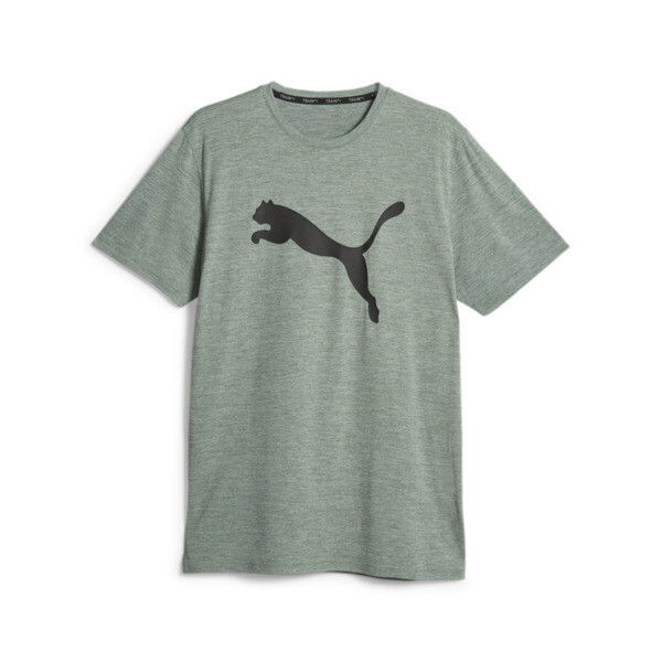 Favourite Heather Cat Training Tee Men, Eucalyptus Heather, large-ZAF