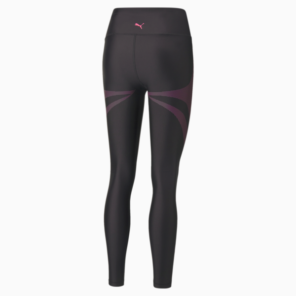 Eversculpt High Waisted Full Length Training Leggings Women, Puma Black-Sunset Pink, large-ZAF