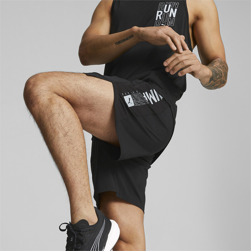 

Men's PUMA RUN PLCD GRAPHIC 7" SHORTS